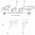 RANGER CREW 800 - R12WH76AG/AR/EAH/EAV Body, side nets