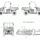 RANGER 400 4X4 - R12RH45AG/AH/AR Наклейки