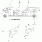 R11WH90DG RANGER 4X4 CREW DIESEL 900 D Body, side nets
