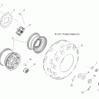RANGER CREW 800 - R12WH76AG/AR/EAH/EAV Колесо заднее