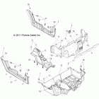 RANGER RZR S 800 EFI - R12VE76AD/AJ/AO Body, floor and rocker panels