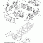 R11WH50AG/AH/AR RANGER 4X4 500 CREW Body, floor and fenders