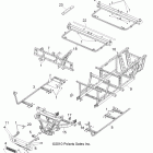 R11WH50AG/AH/AR RANGER 4X4 500 CREW Chassis, frame and front bumper