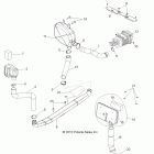 RANGER XP 800 - R12TH76/TH7E/TX7E Engine, air intake