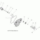 R11XH76AW/AZ/XY76AA RANGER RZR 4/EPS RGE Engine, oil pump and water pump