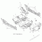 RANGER RZR 4 800 EFI - R12XE76AD/7EAO Body, floor and rocker panels