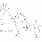 RANGER RZR 4 800 EFI - R12XE76AD/7EAO Chassis, cab frame and side bars