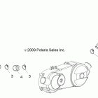 R11VA17AA RANGER RZR 170 Engine, air ducts