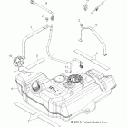RANGER RZR S INTL/ISRAEL - R12VE76FX/FI Топливный бак