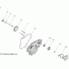 RANGER XP 800 - R12TH76/TH7E/TX7E Engine, oil pump and water pump