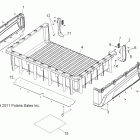 RANGER CREW 800 - R12WH76AG/AR/EAH/EAV Body, box asm.