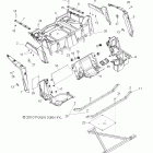 RANGER RZR S 800 EFI - R12VE76AD/AJ/AO Заднее крыло и багажник