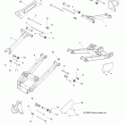 RANGER RZR S 800 EFI - R12VE76AD/AJ/AO Suspension, rear control arms
