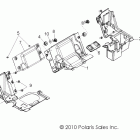 RANGER RZR XP 900 EFI - R12JT87AB/AD/AW/9EAW Body, seat divider