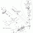 RANGER RZR 4 800 EFI - R12XE76AD/7EAO Steering, steering asm.