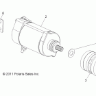 RANGER XP 800 - R12TH76/TH7E/TX7E Стартер