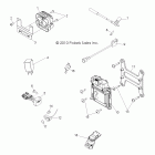 RANGER CREW 800 - R12WH76AG/AR/EAH/EAV Electrical, regulator, relays, sensors and ecu