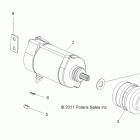 RANGER CREW 800 - R12WH76AG/AR/EAH/EAV Стартер