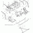 RANGER RZR S INTL/ISRAEL - R12VE76FX/FI Body, rear rack and fenders