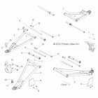 RANGER RZR S 800 EFI - R12VE76AD/AJ/AO Suspension, front control arms
