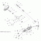 RANGER RZR S 800 EFI - R12VE76AD/AJ/AO Steering, steering asm.