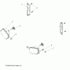 RANGER 400 4X4 - R12RH45AG/AH/AR Electrical, headlights, taillights and bulbs