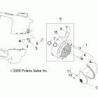 R11VA17AA RANGER RZR 170 Engine, cooling