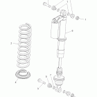 RANGER RZR 4 800 EFI - R12XE76AD/7EAO Suspension, front shock mounting