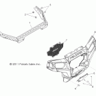 RANGER RZR 4 800 EFI - R12XE76AD/7EAO Body, front bumper