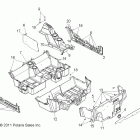 RANGER RZR 4 800 EFI EPS INTL - R12XE7EFX Body, floor and rocker panels
