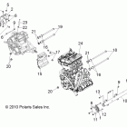 R11JH87AA/AD RANGER RZR XP 900 Engine, transmission mounting