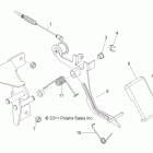 RANGER 4X4 900 DIESEL CREW - R12WH90DG Engine, throttle pedal