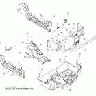 R11JH87AA/AD RANGER RZR XP 900 Body, floor and rocker panels