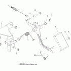 R11TH90DG RANGER 4X4 900 D Engine, throttle pedal