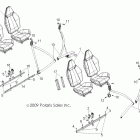 R11XY76FX RANGER RZR 4 INTL Body, seat mounting and belts