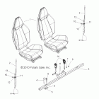 R11VE76AC/AD/AT/AW/AZ RANGER RZR Body, seat mounting and belts