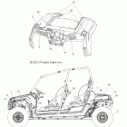 R11XH76AW/AZ/XY76AA RANGER RZR 4/EPS RGE Наклейки