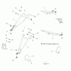 R11JH87AA/AD RANGER RZR XP 900 Suspension, front control arms