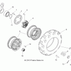 R11WH76AG/AR/WY76AE/AH/AJ RANGER 4X4 800 EFI CREW Колеса перед