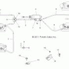 R11XY76FX RANGER RZR 4 INTL Brakes, brake lines and master cylinder