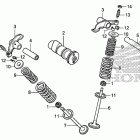 CRF80F Распределительный вал и клапана