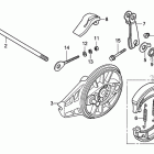 CRF80F Задний тормоз
