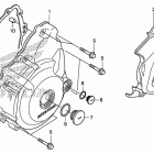 CRF250L Крышка картера левая