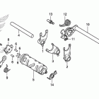 CRF80F Вилка переключения передач
