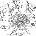 CBR250RA Головка цилиндра