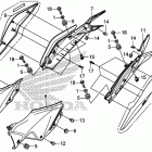 CBR250RA Сидение и обтекатели сиденья