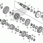 CBR250RA Трансмиссия