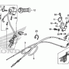 CMX250C Рычаги & переключатели & тросы