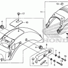 VT750S Rear fender (3)