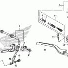 CMX250C Главный тормозной цилиндр -передний